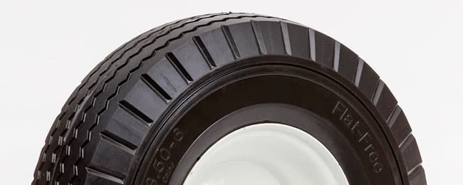 13ff30c 58 13 flat free wheel 3 50 6 sawtooth 3 25 oc box handtruck tire